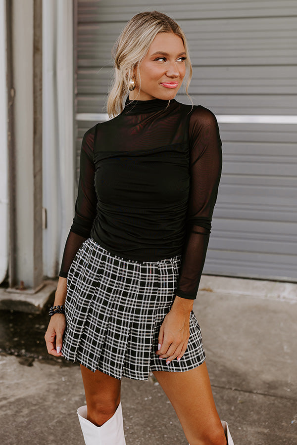 Authentic Affection Mesh Top Image - 1