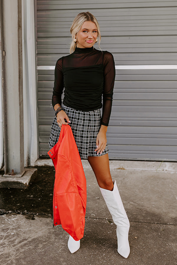 Authentic Affection Mesh Top Image - 2