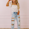 Risen The Ellie High Waist Distressed Jean Image - 1