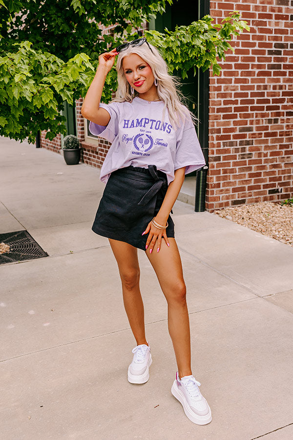 Hamptons Embroidered Graphic Tee