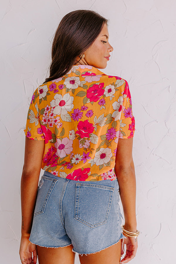 Blissful Beats Floral Top Image - 3