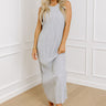 Maine Way Pleated Maxi In Grey Image - 1