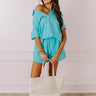 Coastal Bliss Top In Sky Blue Image - 1