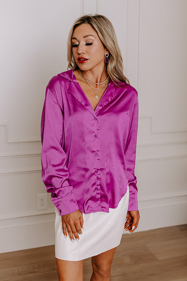 Secret Admirer Satin Pajama Top • Impressions Online Boutique