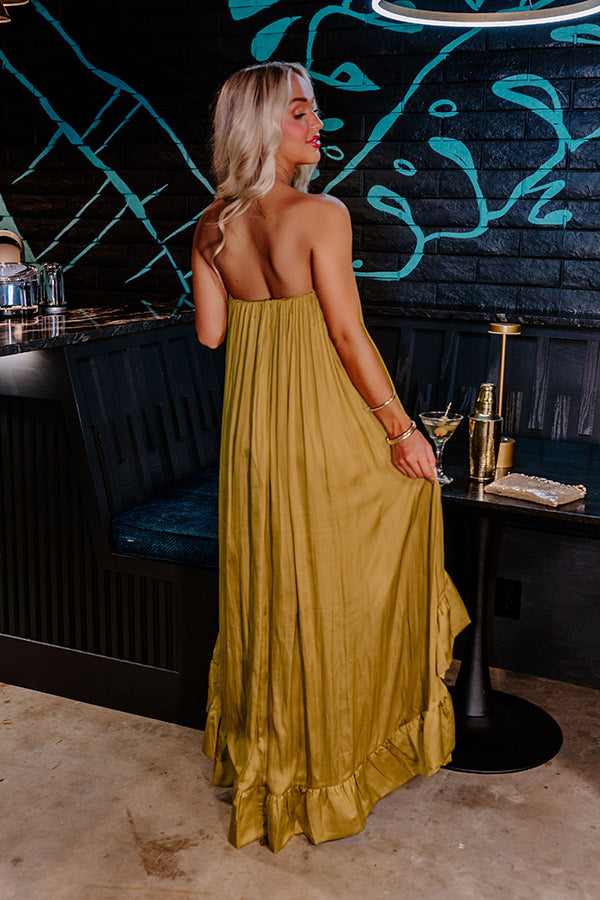 Milan Runway Satin Dress In Lime Punch – Impressions Online Boutique