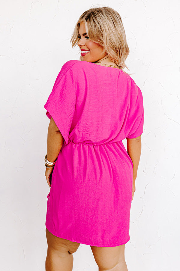 Possible Romance Mini Dress in Hot Pink Curves • Impressions Online ...