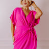 Possible Romance Mini Dress in Hot Pink Curves Image - 1