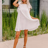 Honeysuckle Dreams Pleated Dress In White Image - 1