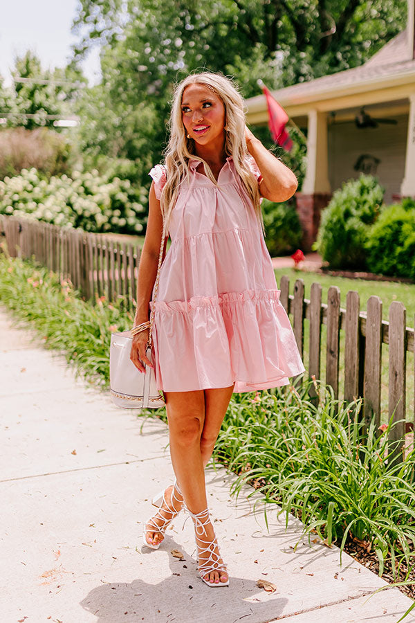Worth Avenue Mini Dress Pink