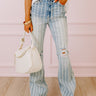 The Rebecca High Waist Distressed Flare Image - 1