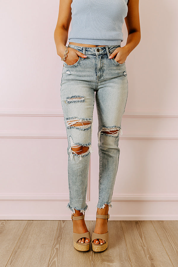 The Cely High Waist Distressed Jean