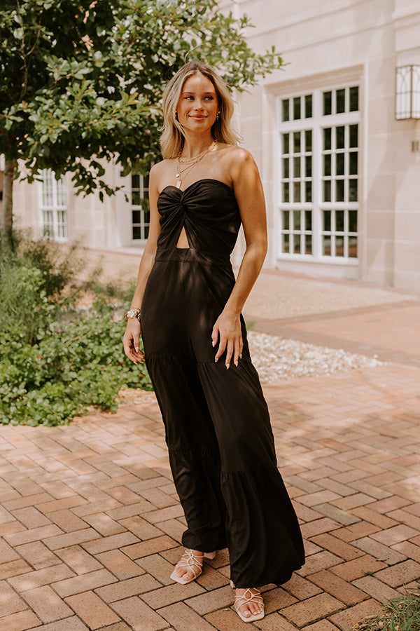 Cityscape Splendor Jumpsuit In Black Image - 4
