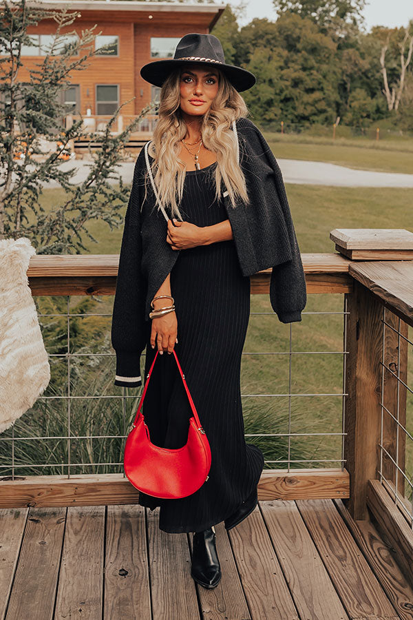 Wit And Wonder Maxi Dress In Black Image - 2