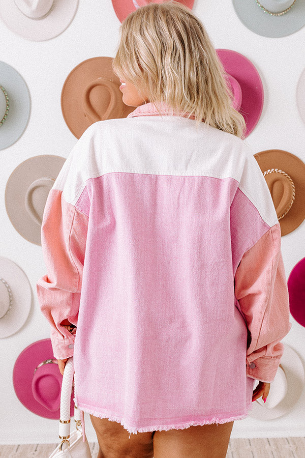 Fluffy Spring Jacket - Pink main image 1