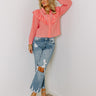 The Beatriz High Waist Distressed Straight Leg Jean Image - 1