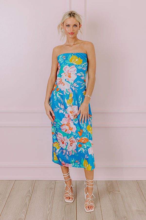 Whimsy And Wishes Floral Midi • Impressions Online Boutique