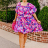 Sunny With A Chance Of Blooms Shift Dress Curves Image - 1