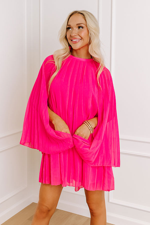Runway Revelry Shift Dress In Hot Pink • Impressions Online Boutique