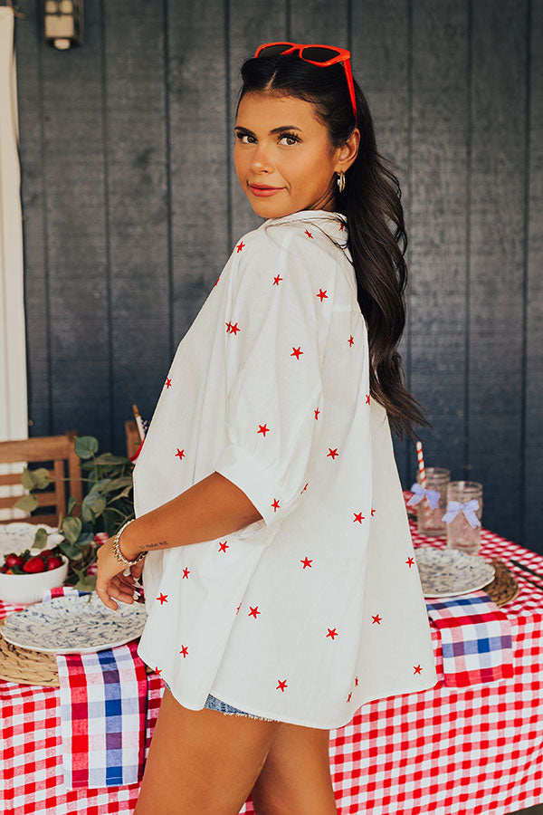 American Anthem Embroidered Button Up Image - 4