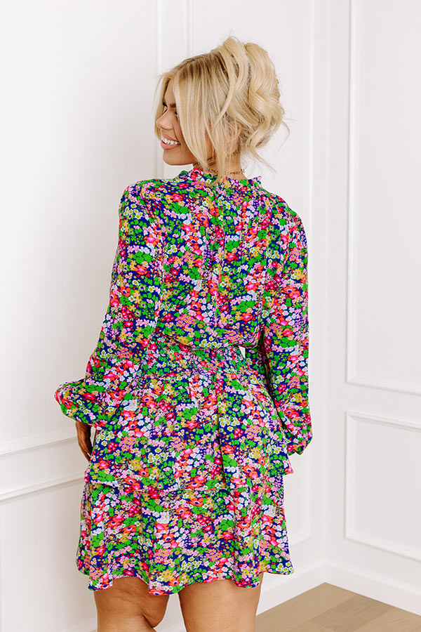 Stay Sweet Dress in Royal Blue Curves Image - 4