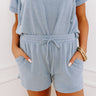 Take A Holiday Shorts In Airy Blue Image - 1