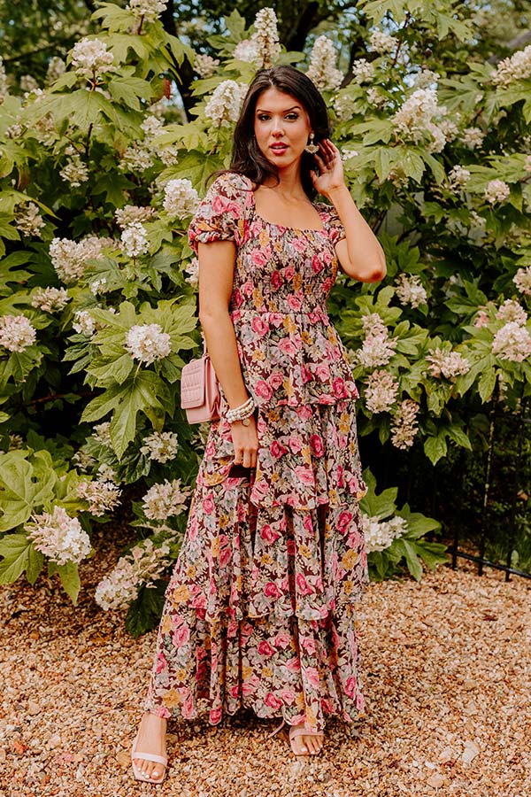 Floral Era Tiered Maxi Image - 4