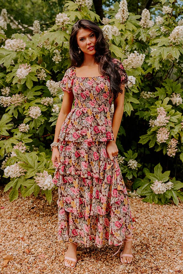 Floral Era Tiered Maxi Image - 1