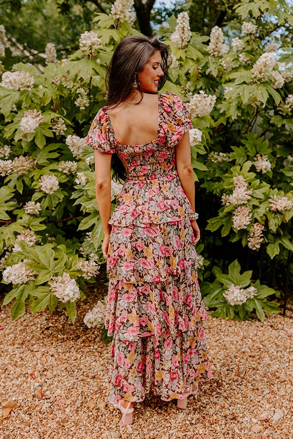 Floral Era Tiered Maxi Image - 3