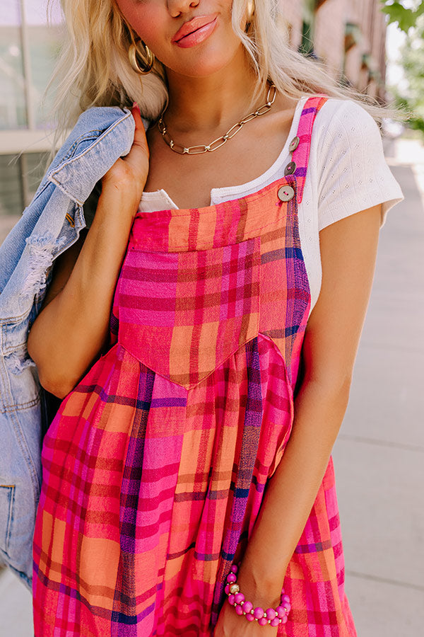 Keeping Interest Linen-Blend Jumpsuit Image - 2