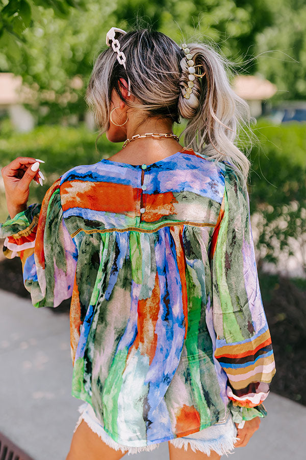 Delightful Chic Chiffon Top Image - 3