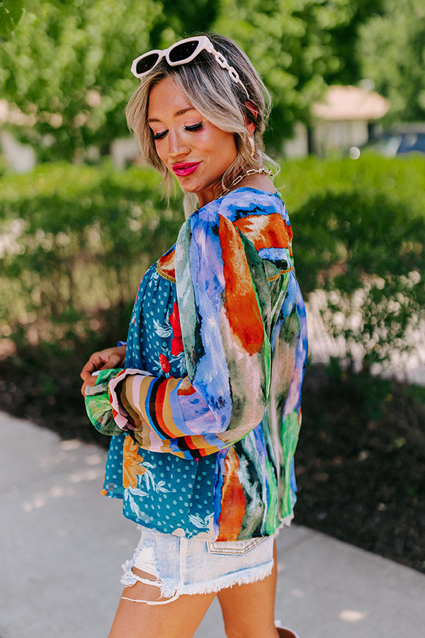 Delightful Chic Chiffon Top Image - 5