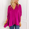 New To Town Shift Top In Berry Image - 1