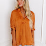New To Town Shift Top In Camel Image - 1