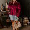 Sonoma Sways Shift Top in Wine Curves Image - 1