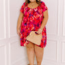 Southern Flair Floral Mini Dress Curves Image - 1