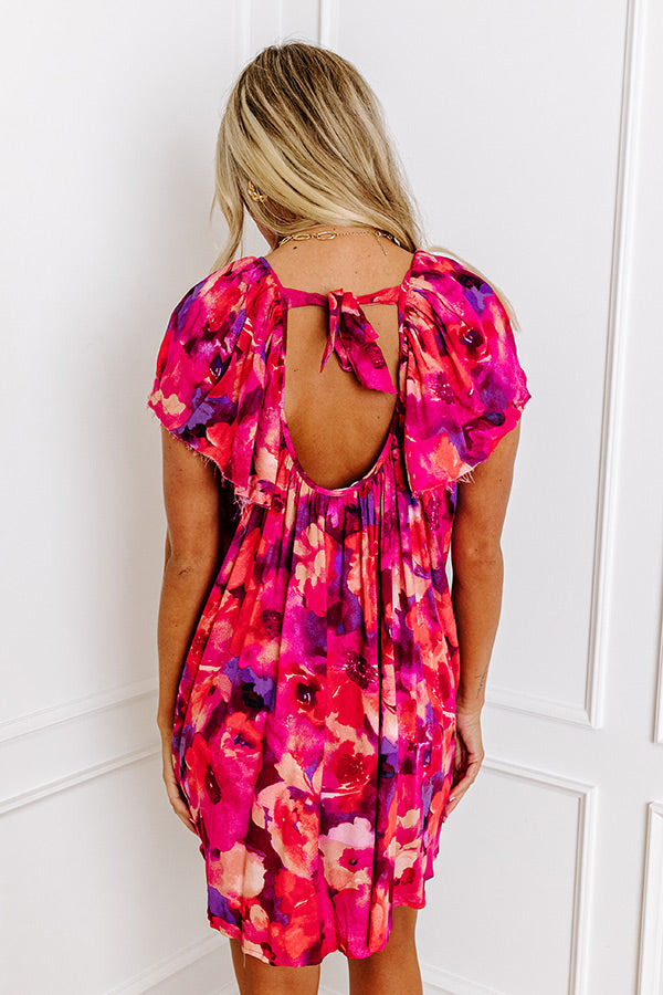 Southern Flair Floral Mini Dress Image - 2