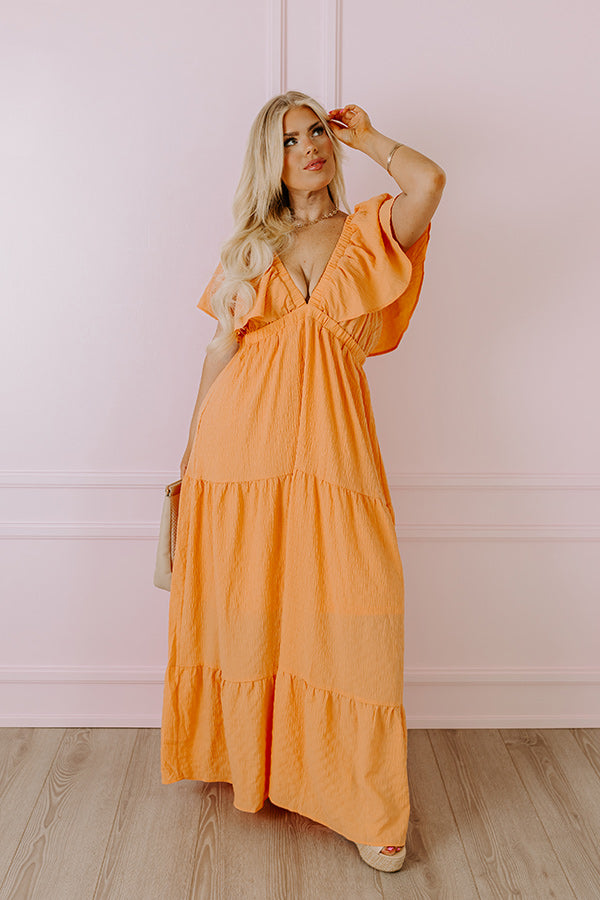On The PR List Maxi in Orange Curves Image - 3