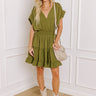 Lucky And Lovely Dress In Olive Image - 1