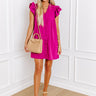 Town Square Kisses Shift Dress In Orchid Image - 1