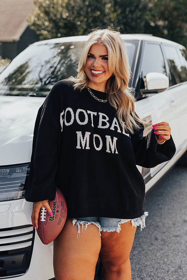 Football Mom Sweater Curves