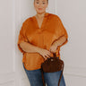 New To Town Shift Top In Camel Curves Image - 1