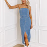The Donatella Denim Midi Image - 1