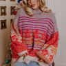 Autumn Brunch Knit Sweater in Heirloom Lilac Curves Image - 1