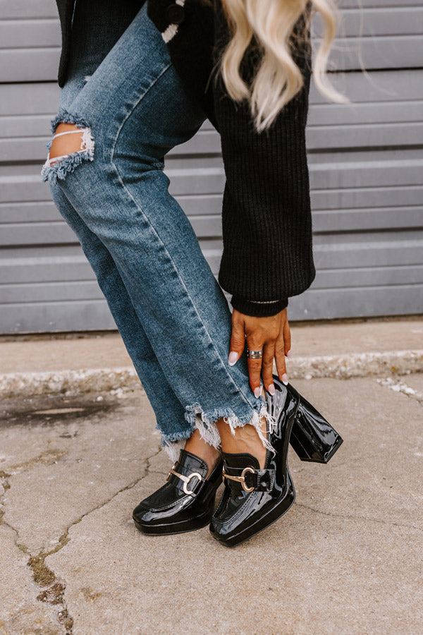 The Riley Patent Heel Loafer