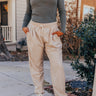 The Kennedy High Waist Faux Leather Joggers Image - 1