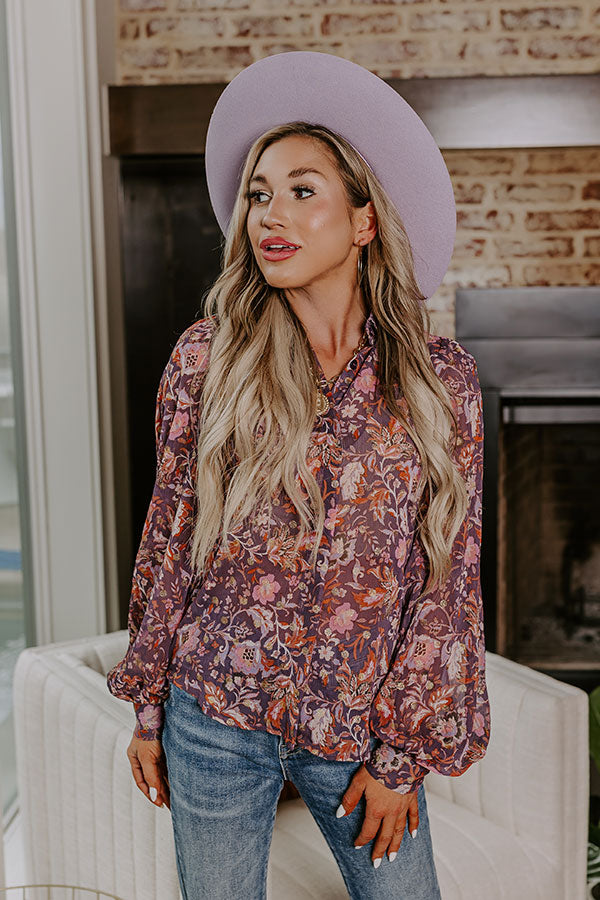 Fabulous Approach Floral Button Up Image - 2