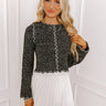 Moving Too Fast Knit Top In Black Image - 1