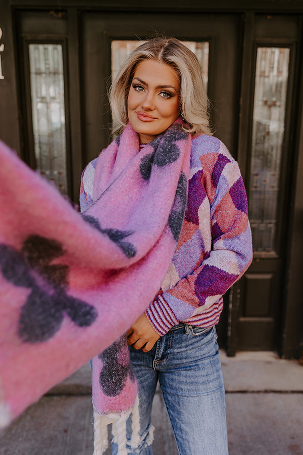 Vail Views Scarf In Violet Image - 2