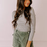 Original Dream Knit Top In Grey Image - 1