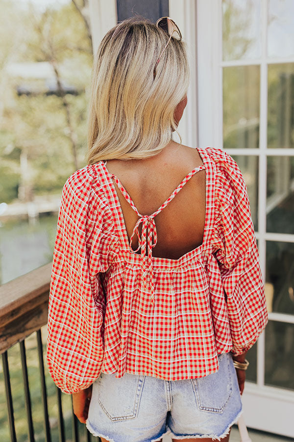 Chic And Gingham Sensible Top Image - 4